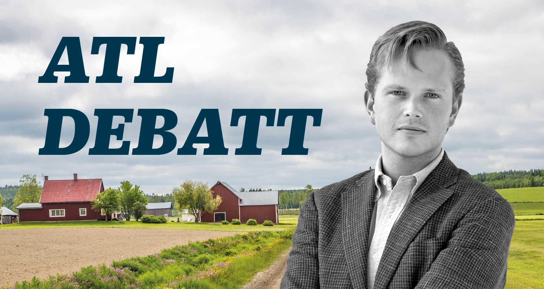 ATLs ledarskribent och debattredaktör Edvard Hollertz är nöjd med att ATLs opinons- och debattmaterial nu flyttar till ATL.nu