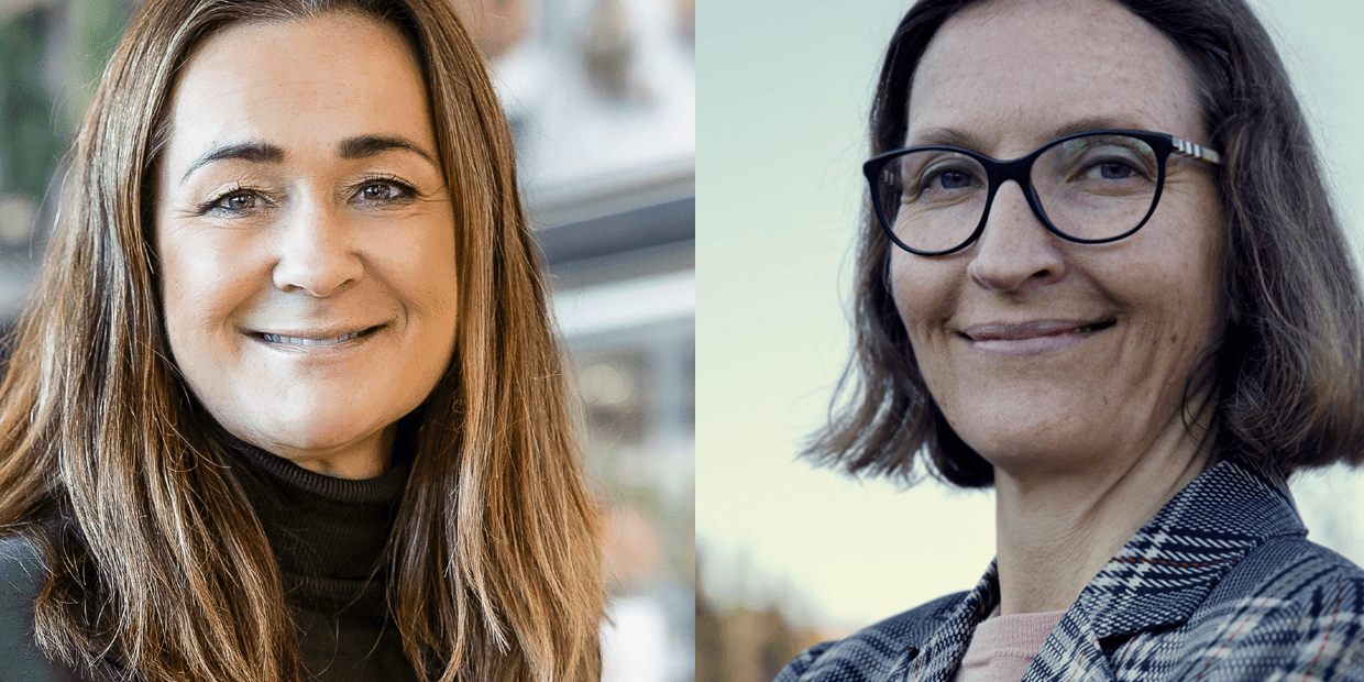 Meta Persdotter, ny styrelseledamot Ehandel och Ann Henriksson, styrelseordförande Ehandel