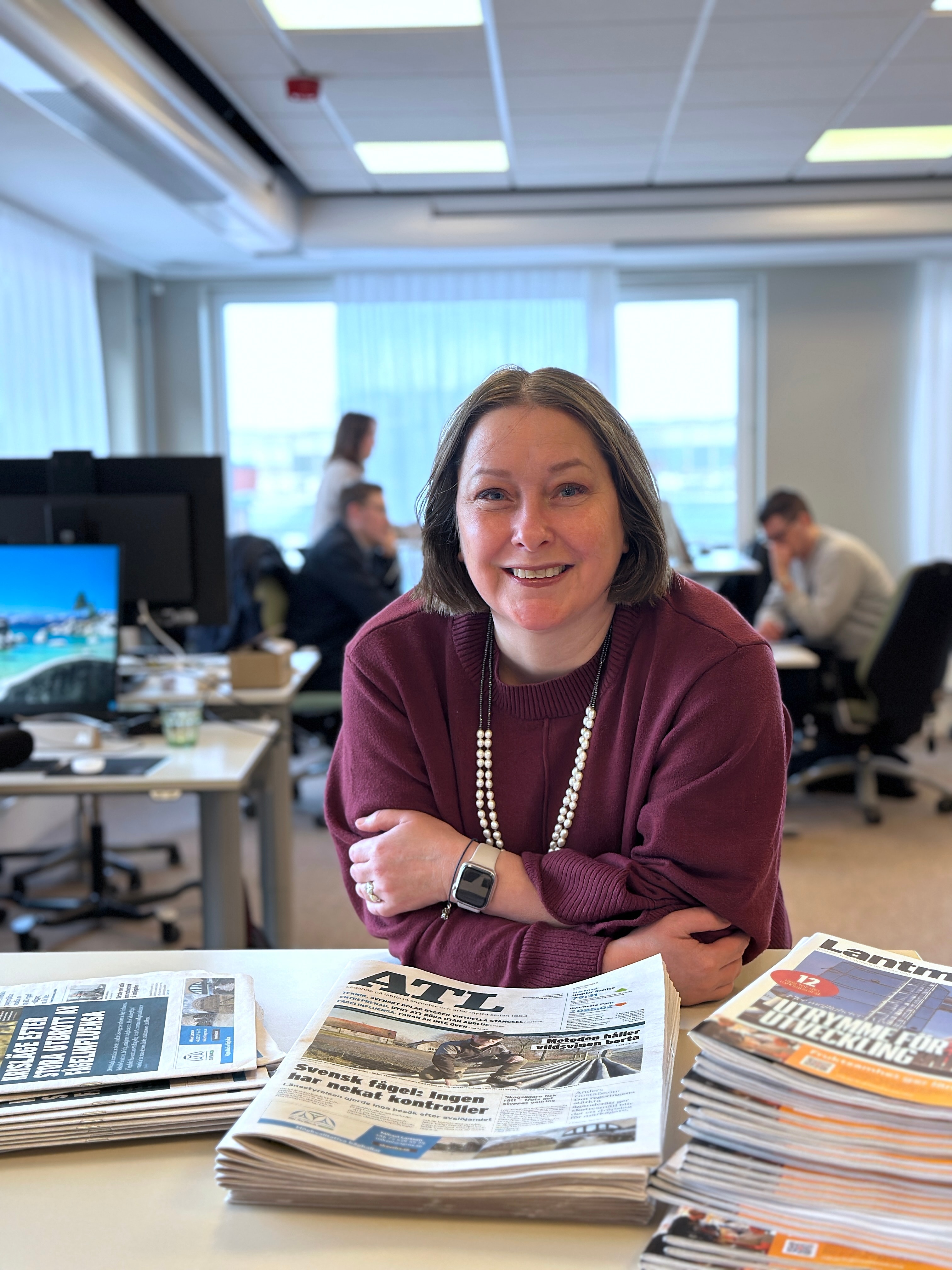 Lilian Almroth, chefredaktör ATL.
