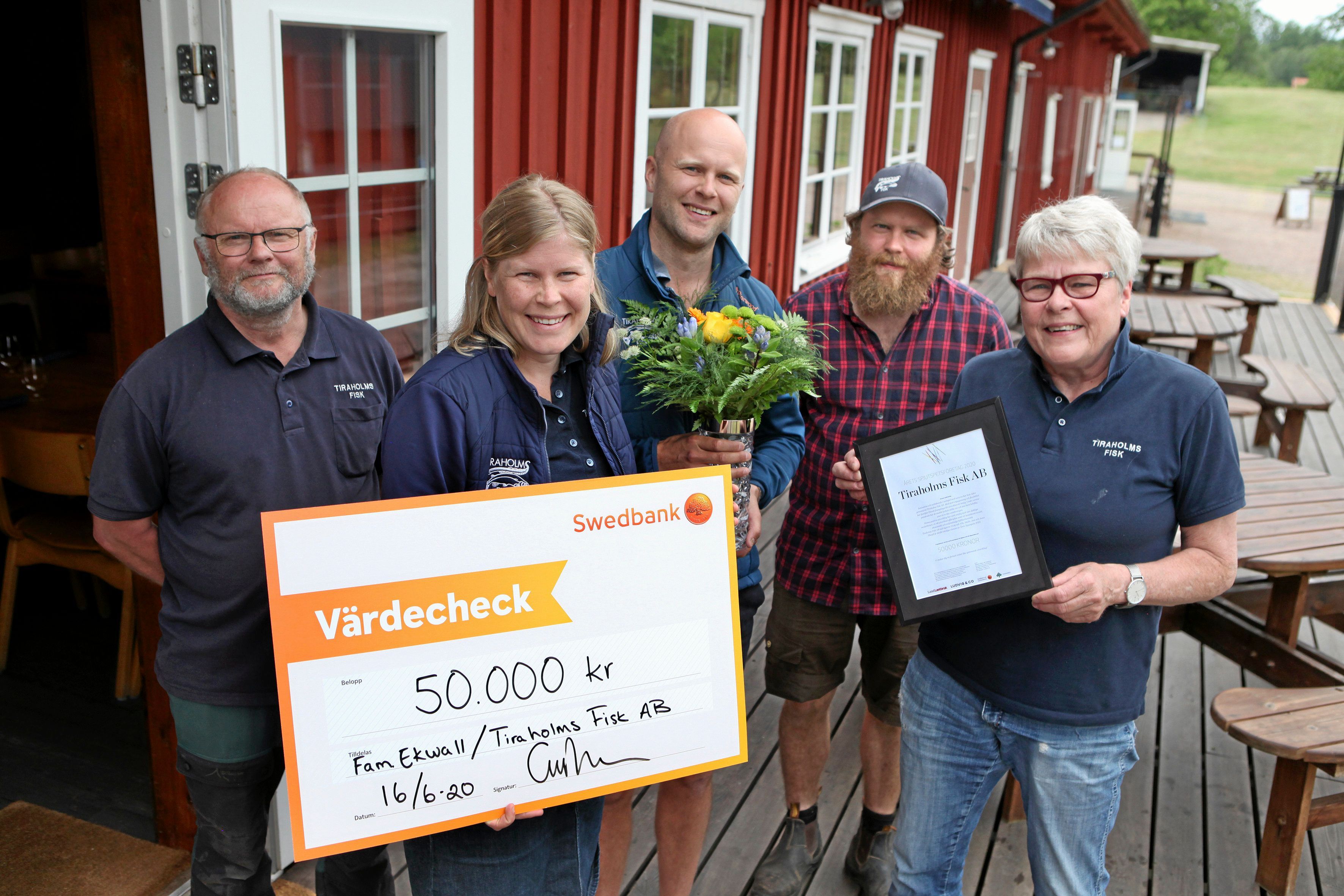 Förra årets vinnare av Årets spjutspetsföretag, Tiraholms fisk.